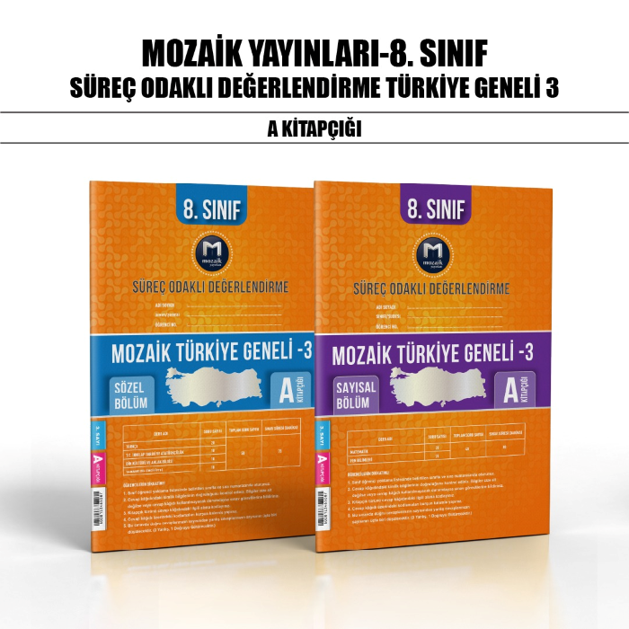 MOZAİK 08.SINIF SÜREÇ ODAK (SOD) SY/SZ 3-A - 24-25